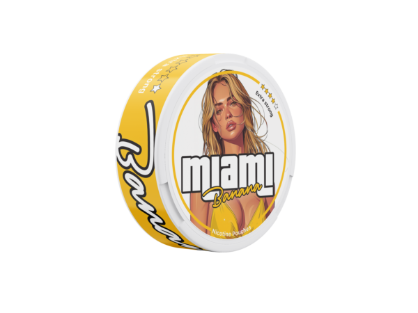 Miami Banana Snus Nicotine Pouches - Smooth and Sweet Tropical Flavor