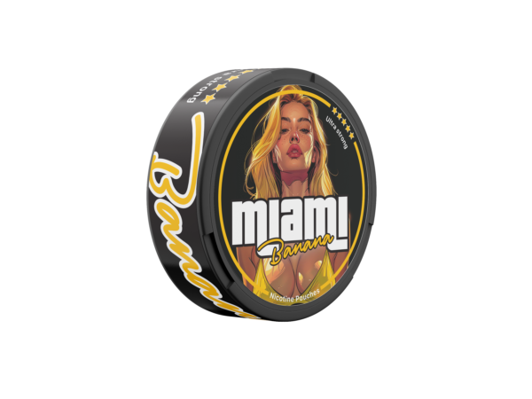 Miami Banana Snus Nicotine Pouches - Smooth and Sweet Tropical Flavor