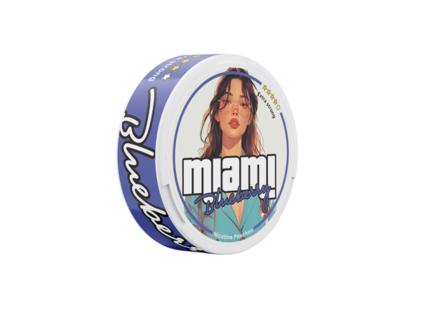 Miami Blueberry Snus Nicotine Pouches - Sweet and Tangy Berry Flavor