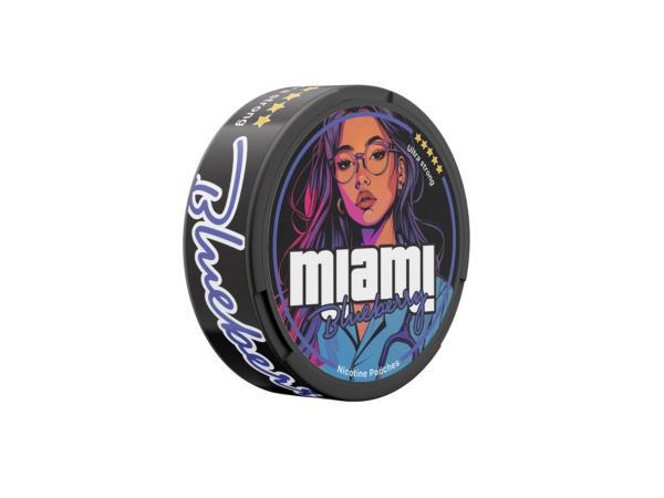 Miami Blueberry Snus Nicotine Pouches - Sweet and Tangy Berry Flavor