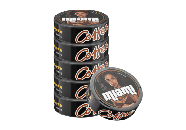 Miami Coffee Snus Nicotine Pouches - Rich and Aromatic Flavor