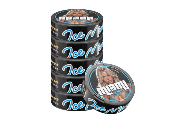 Miami Ice Mint Snus Nicotine Pouches - Crisp and Cool Mint Flavor