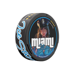 Miami Ice Strong Snus Nicotine Pouches - Intense Mint Flavor with Extra Strong Kick