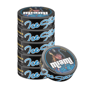 Miami Ice Strong Snus Nicotine Pouches - Intense Mint Flavor with Extra Strong Kick