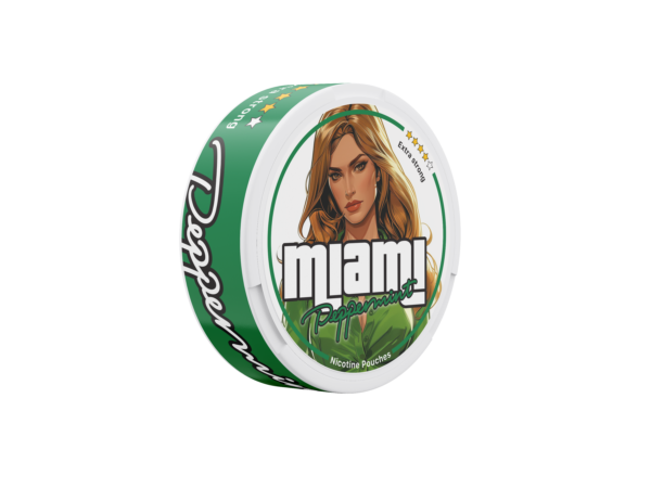 Miami Peppermint Snus Nicotine Pouches - Bold and Exhilarating Minty Freshness