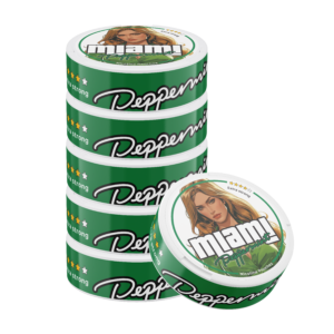 Miami Peppermint Snus Nicotine Pouches - Bold and Exhilarating Minty Freshness