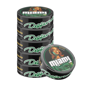 Miami Peppermint Snus Nicotine Pouches - Bold and Exhilarating Minty Freshness