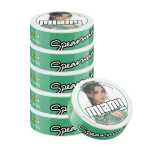 Miami Spearmint Snus Nicotine Pouches - Cool and Soothing Mint Flavor