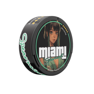 Miami Spearmint Snus Nicotine Pouches - Cool and Soothing Mint Flavor