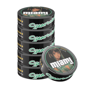 Miami Spearmint Snus Nicotine Pouches - Cool and Soothing Mint Flavor