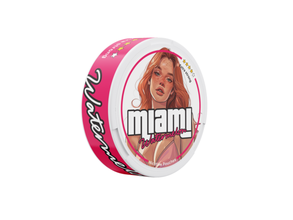 Miami Watermelon Snus Nicotine Pouches - Juicy and Sweet Flavor