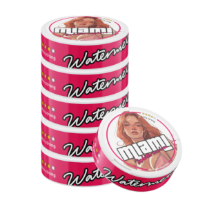 Miami Watermelon Snus Nicotine Pouches - Juicy and Sweet Flavor