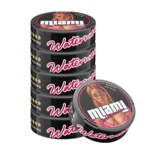 Miami Watermelon Snus Nicotine Pouches - Juicy and Sweet Flavor